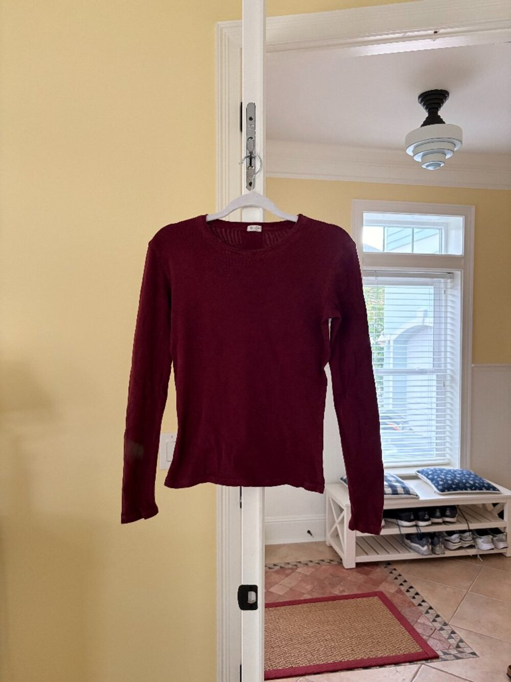 john galt brandy melville ribbed long sleeve top (o/s)